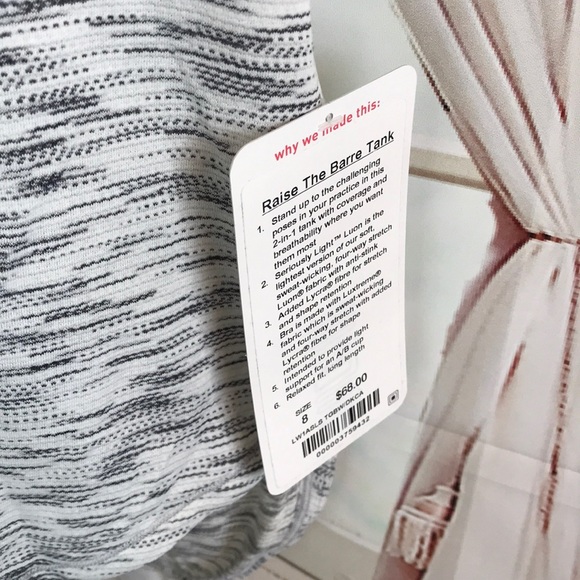 NWT DKCA TIGER LULULEMON RAISE THE BARRE TANK - 10 - Picture 6 of 8